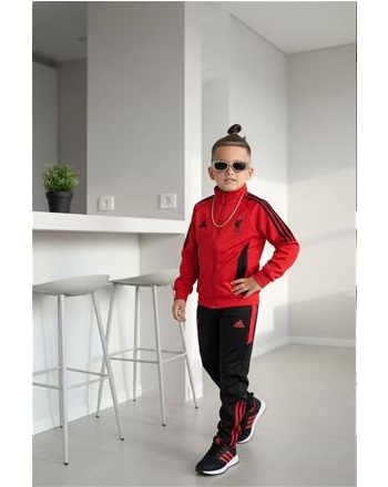 ADİDAS DALGIÇ SİYAH KIRMIZI TAKIM