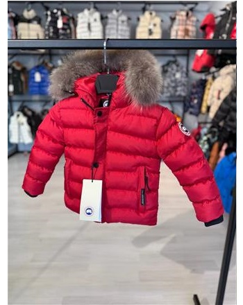 CANADA GOSSE SU GEÇİRMEZ KIRMIZI MONT(2/14 YAŞ ARASI)