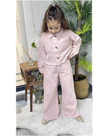 DİAMOND ÖZEL SERİ PEMBE JEAN TAKIM