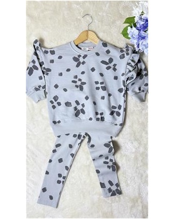 GRİ OMUZ FIRFIR TAYTLI TAKIM(2/8 YAŞ ARASI)