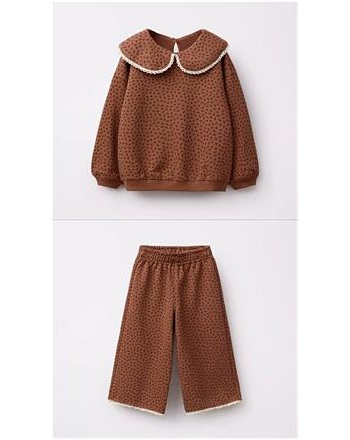 KAHVERENGİ BEBE YAKA TAKIM(2/8 yaş arası)