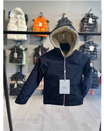 MONCHLER ÇİFT TARAFLI SU GEÇİRMEZ LACİVERT CEKET(2/14 YAŞ ARASI)