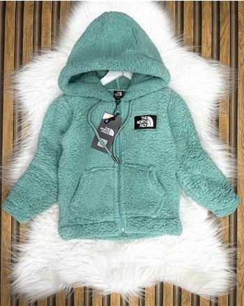 NORTFACE YEŞİL TEDDY CEKET(1/16 yaş arası)