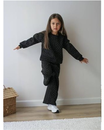 ŞARDONLU TAŞLI SİYAH TAKIM (3/10 YAŞ ARASI )